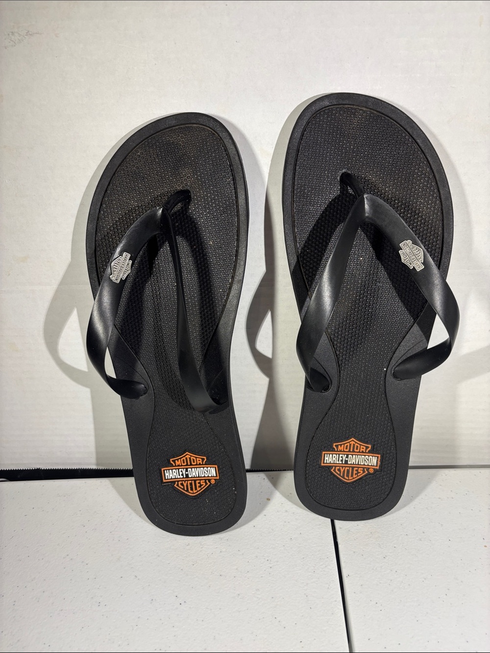 Men’s Harley Davidson Flop Flops size 12 shoes moto